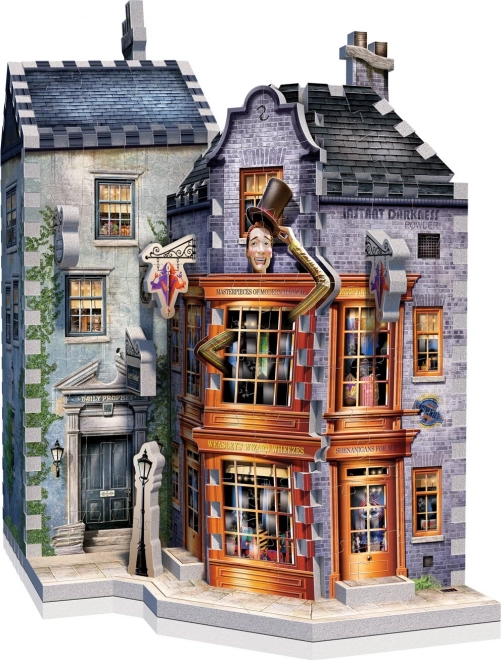 3D puzzle Harry Potter: Kratochvílné a kouzelnické kejkle a Denní věštec