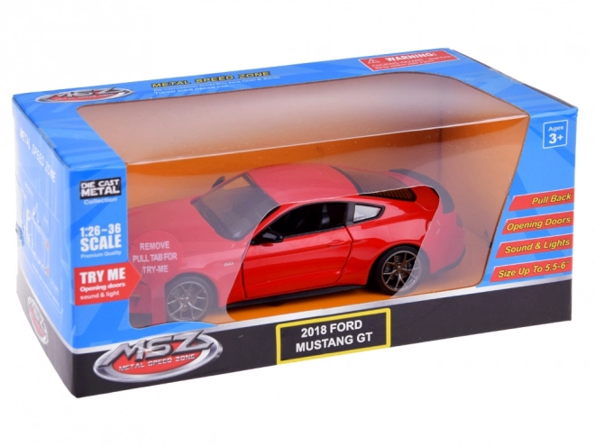 Kovový auto model Ford Mustang GT 2018