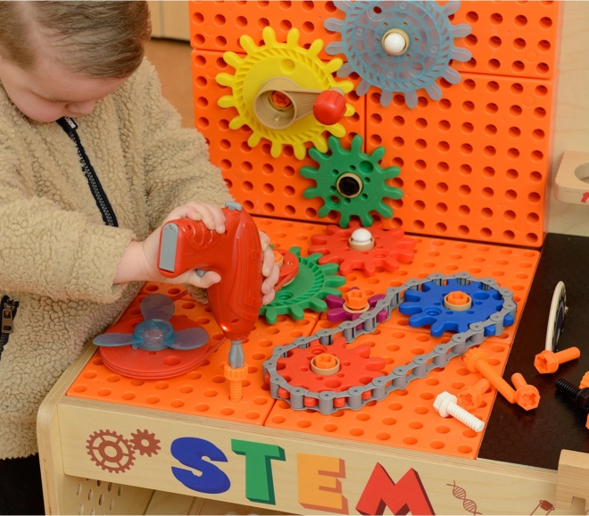 Masterkidz Sada Príslušenstva pre Dielenský Stôl STEM 111 ks