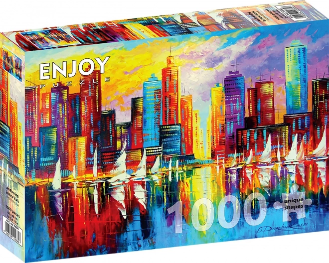 Puzzle Večer v New Yorku 1000 dielikov