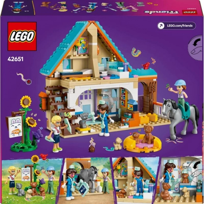 Lego Friends kôň a veterinárna klinika