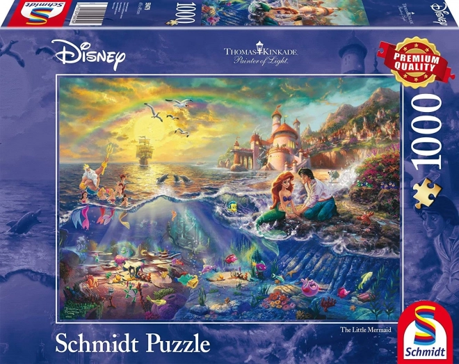 Puzzle Malá morská víla Ariel 1000 dielikov