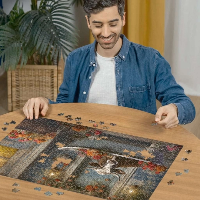 Puzzle Krava vo vani 1000 dielikov