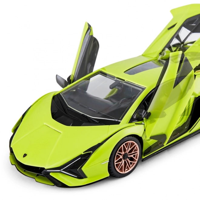 Zelený Lamborghini Sian 1:18 RASTAR