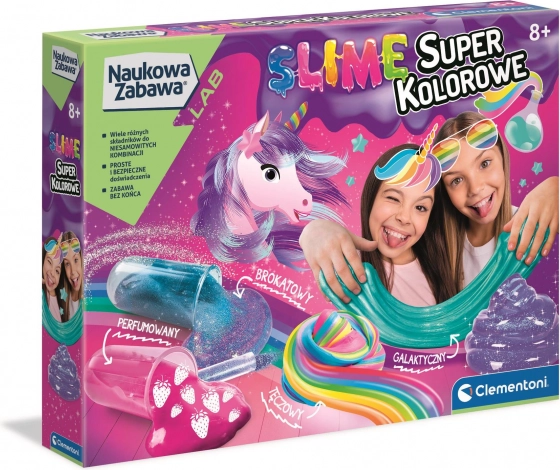Naukowa Zabawa Super farebné slizy