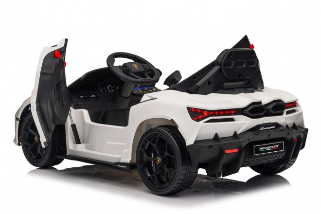 Detské elektrické vozidlo Lamborghini Revuelto biele