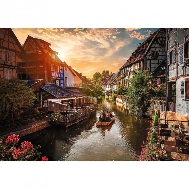 Puzzle 1000 dielikov - Premium Plus - Foto Odyssey - Malé Benátky v Colmar, Francúzsko