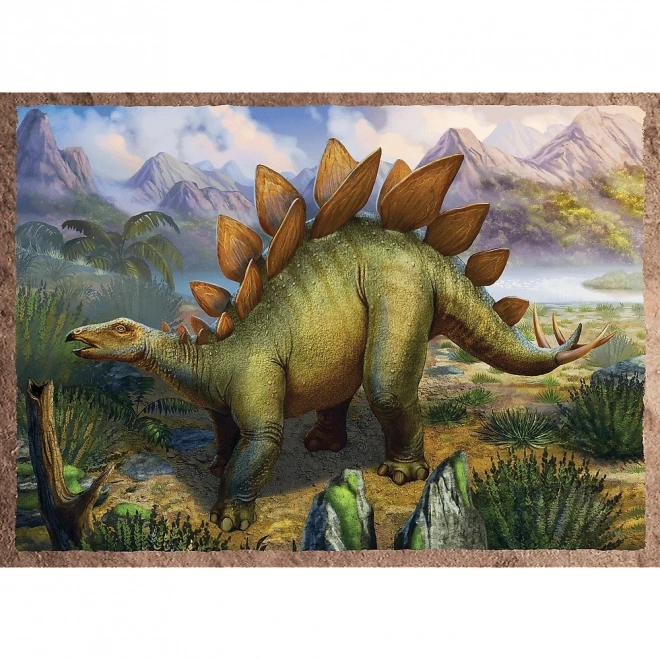 Zaujímavé dinosaury 4v1 puzzle