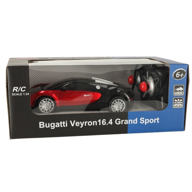 RC auto Bugatti Veyron 1:24 – Červené