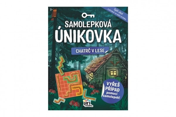 Nálepka úniková Chalúpka v lese