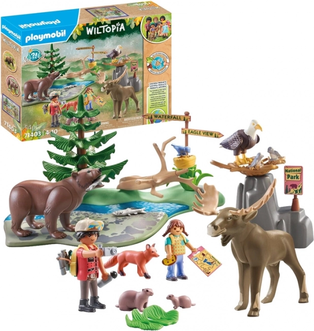 Playmobil Wiltopia – zvieratá Severnej Ameriky, stavebnica 54 dielov