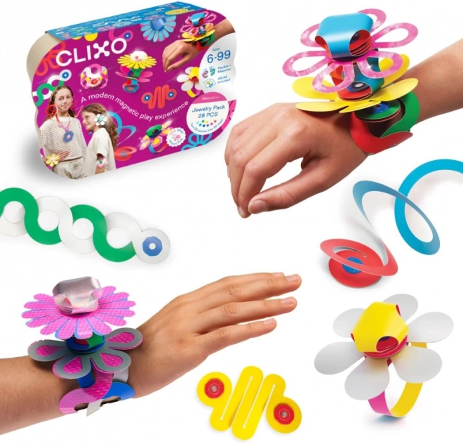 Clixo Jewelry Pack Kreatívna sada kociek na tvorbu šperkov - 28 ks