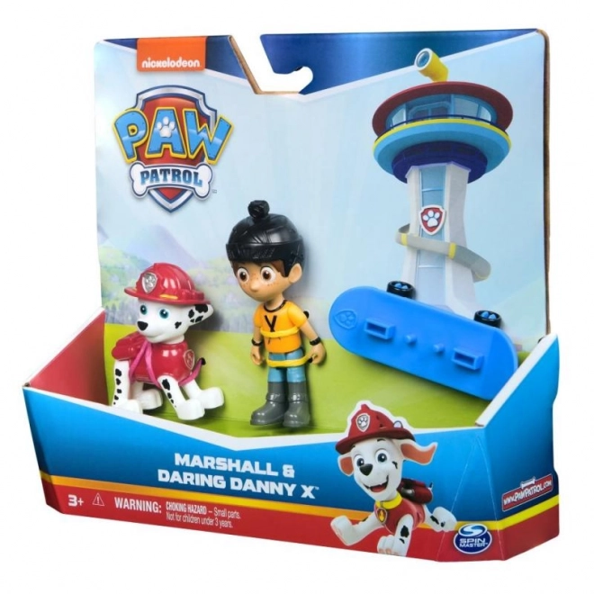 Figúrky Paw Patrol Marshall a Odvážny Danny X