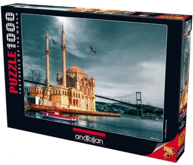 Puzzle Mešita Ortaköy v Istanbule 1000 dielikov