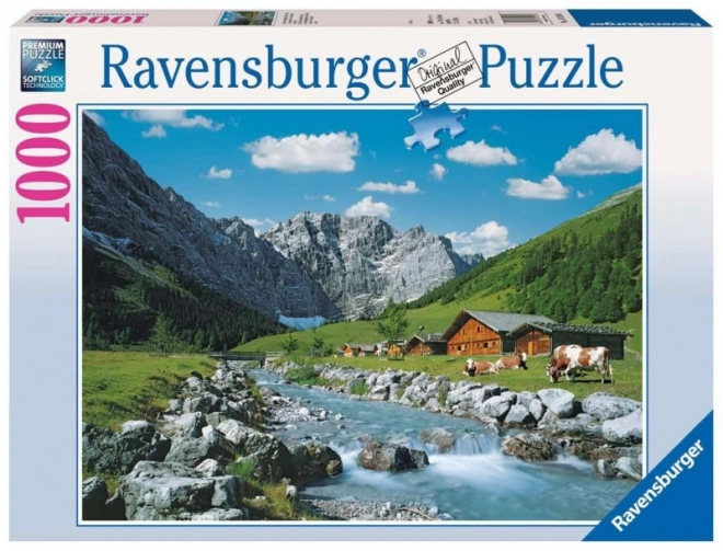 Ravensburger puzzle 1000 dielikov - Rakúske Alpy