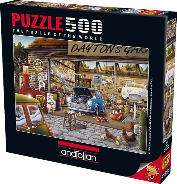 Puzzle Daytonova autoopravňa 500 dielikov