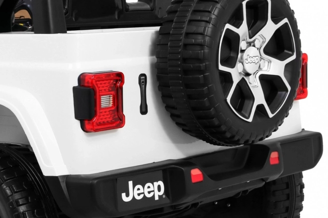 Jeep Wrangler Rubicon na akumulátor pre deti biely