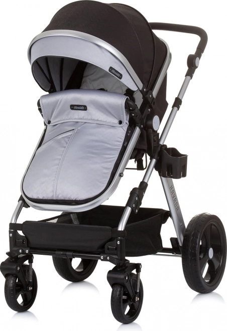 CHIPOLINO Kombinovaný kočík HAVANA 2v1 Obsidian – Silver