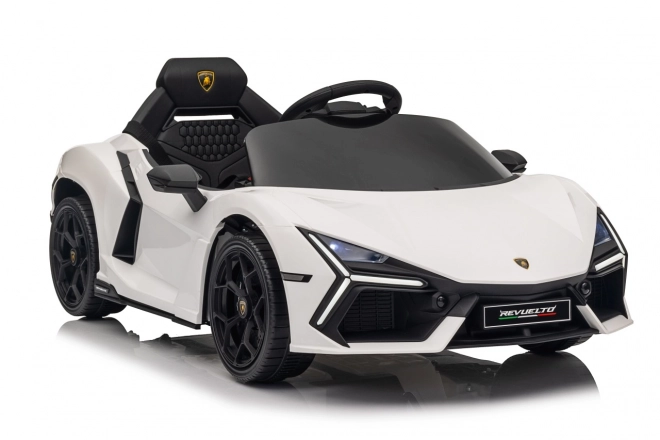 Detské elektrické vozidlo Lamborghini Revuelto biele