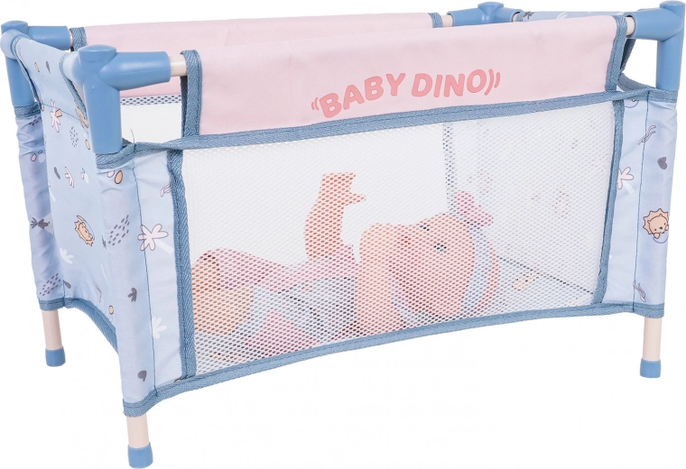 Cestovná postieľka s priedušnými bočnicami