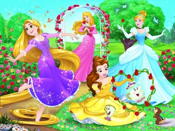 Puzzle Disney Princezné: Byť Princeznou 30 Dielikov