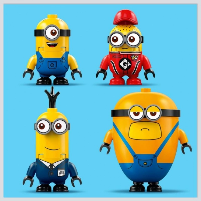 Kocky Minions a banánový voz