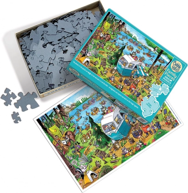 Rodinné puzzle Volanie divočiny 350 dielikov