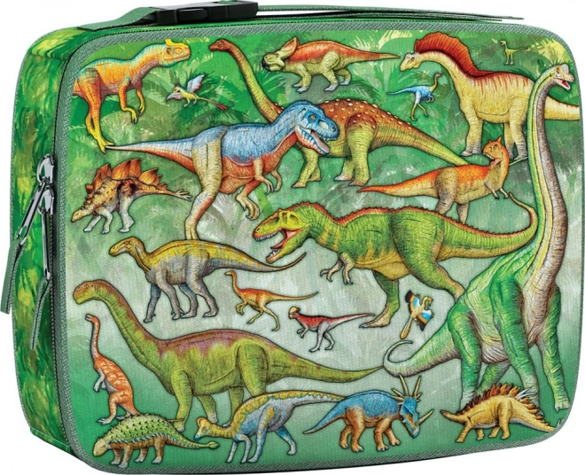 Puzzle v boxe Dinosaurov 100 dielikov