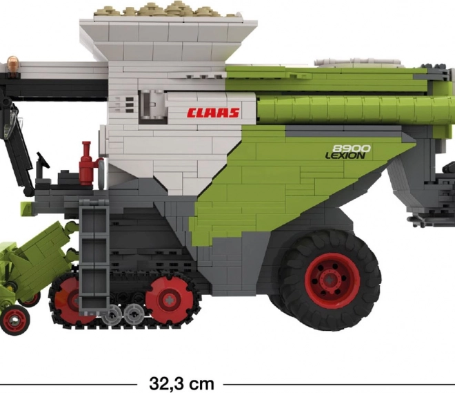 Stavebnica Brixies Plus Claas Lexion 8900 Terra Trac s prívesom