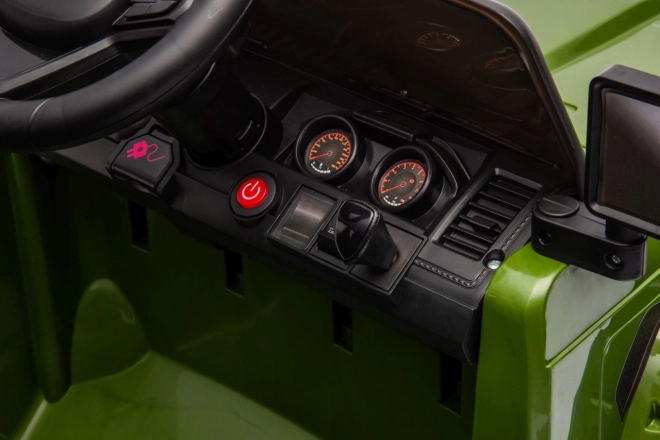 Detské auto na diaľkové ovládanie off road zelené