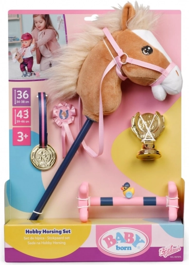 Baby Born sada na hobby horsing pre bábiky 43 cm