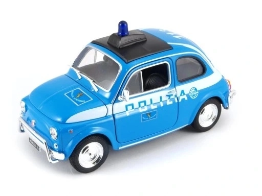 Model auta Fiat Nuova 500 Polizia 1:24