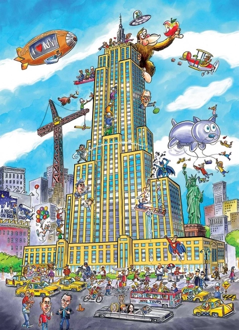 Puzzle DoodleTown: Empire State 1000 dielikov