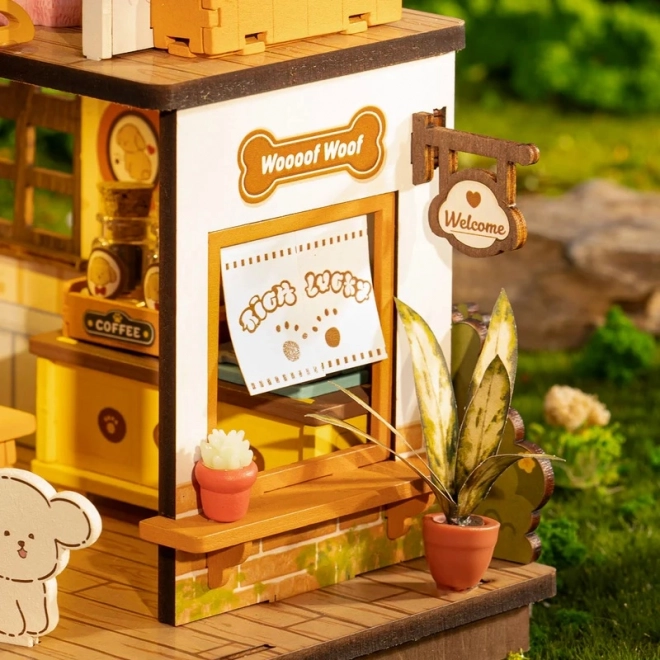 Miniatúrny domček Domček pre šteniatka
