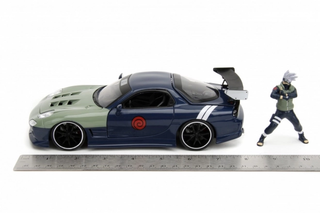 Jada Toys: Naruto - 93 Mazda RX-7 s figúrkou 1:24