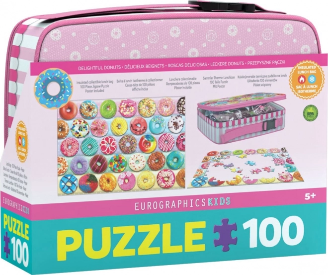 Puzzle Donuty 100 dielikov