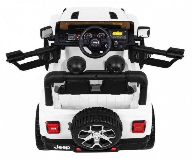 Jeep Wrangler Rubicon na akumulátor pre deti biely