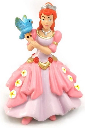 Figúrka princezná s vtáčikom