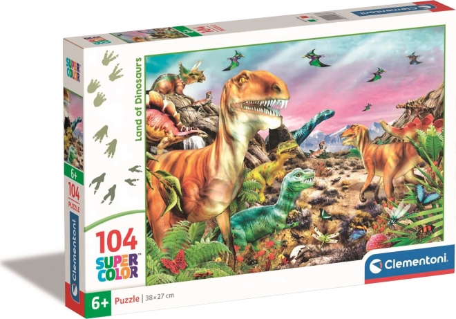 Clementoni: Puzzle Krajina Dinosaurov