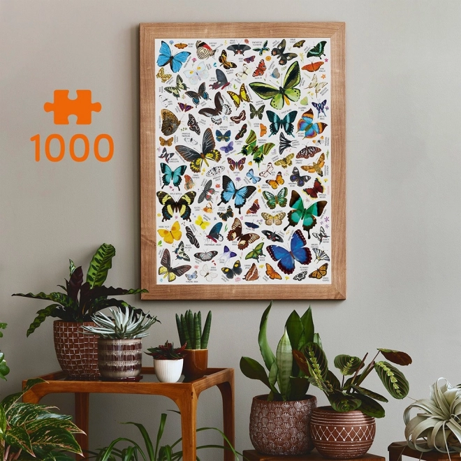 Puzzle Puzzlove Motýle 1000 dielov