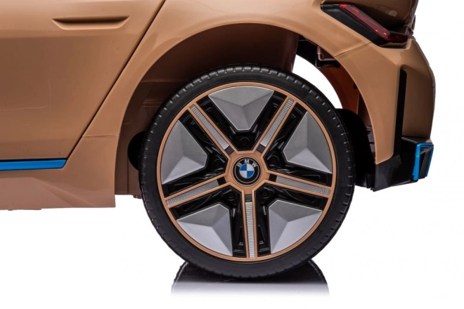 Detské elektrické auto BMW I4 zlaté 4x4