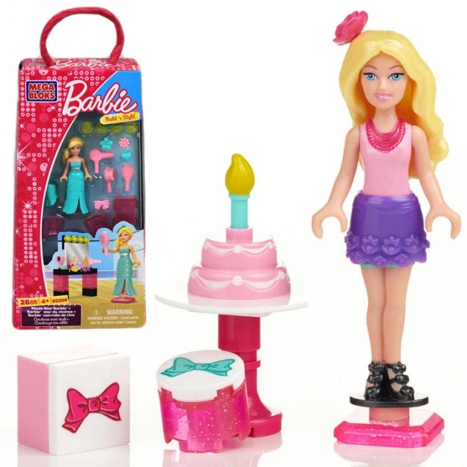 Mega Bloks Barbie Bábika Pasujúca do Kociek