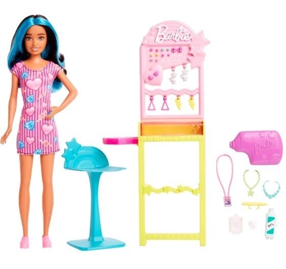 Barbie Skipper prvá práca - sada na prepichovanie uší