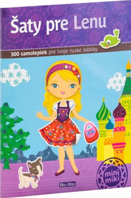 Kniha samolepiek - Šaty pre Lenu