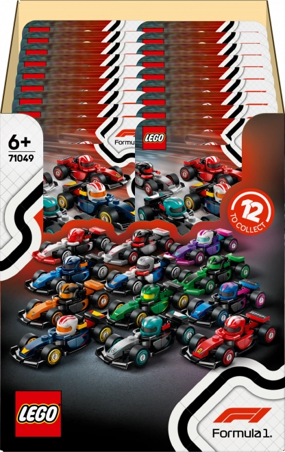 Lego zberateľské pretekárske autá F1