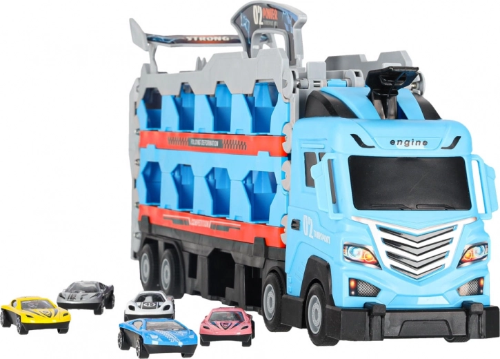 8 autíčok a chytré uloženie