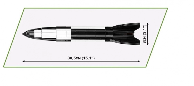 Cobi raketa V2 stavebnica 560 dielikov