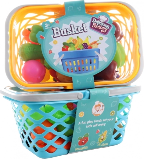 Praktický košík s vekom a madlami