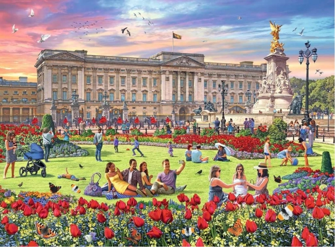 Puzzle Kráľovské rezidencie Veľkej Británie