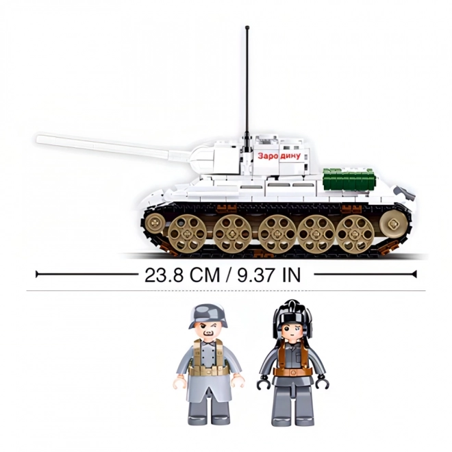 Sluban bitka o Budapešť biely tank T-34/85